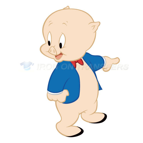 Porky Pig Iron-on Stickers (Heat Transfers)NO.684